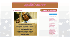 Desktop Screenshot of inspirational-picture-quotes.com
